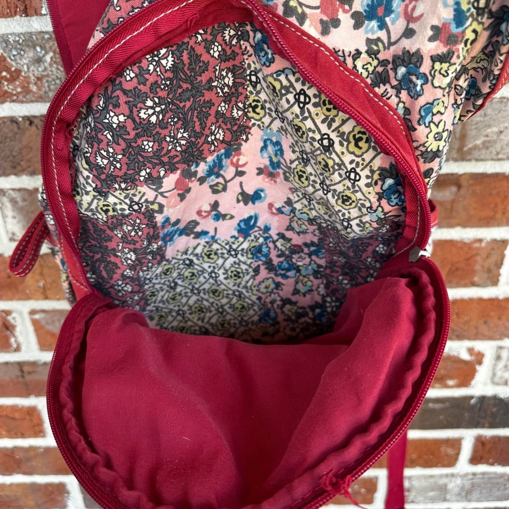 Unionbay Patchwork Backpack Love Peace Heart Flor… - image 7